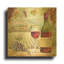 «Wine Country IV» par Daphne Brissonnet, art mural en métal doré, 36 po x 36 po-133037337