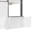 Lit mezzanine double avec maisonnette et rangement-1320845186