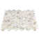 Pacif 0.39" x 0.79"  Seashell Chevron Mosaic Wall Tile