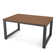 Rectangular Patio Coffee Table with Teak Top
