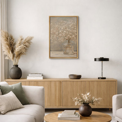 Douce œuvre botanique, images de chambre à coucher, impression sur toile encadrée