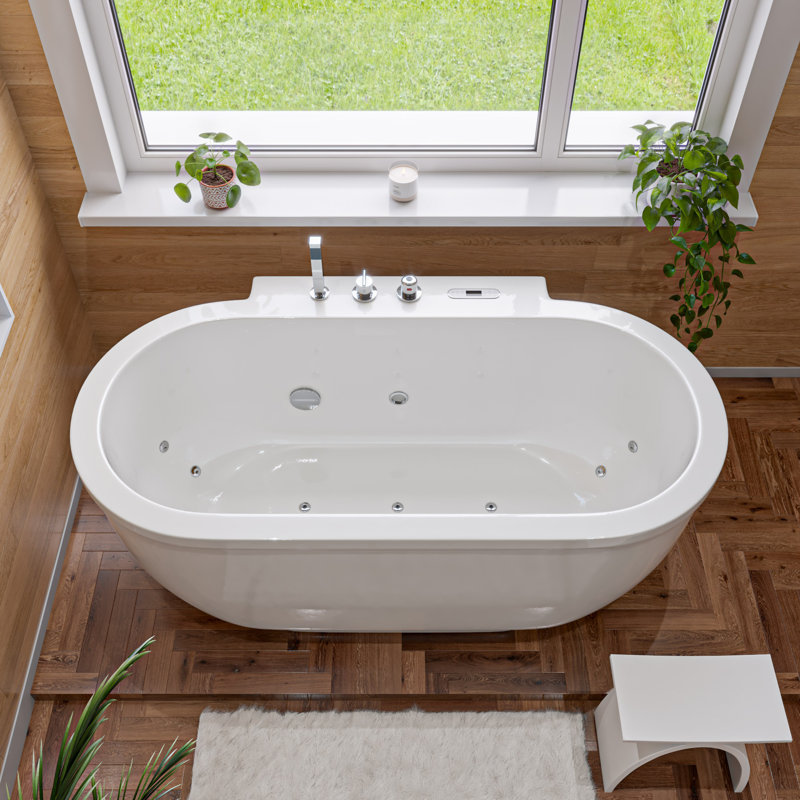 Baignoire tourbillon piédestal 71 "x 37"
