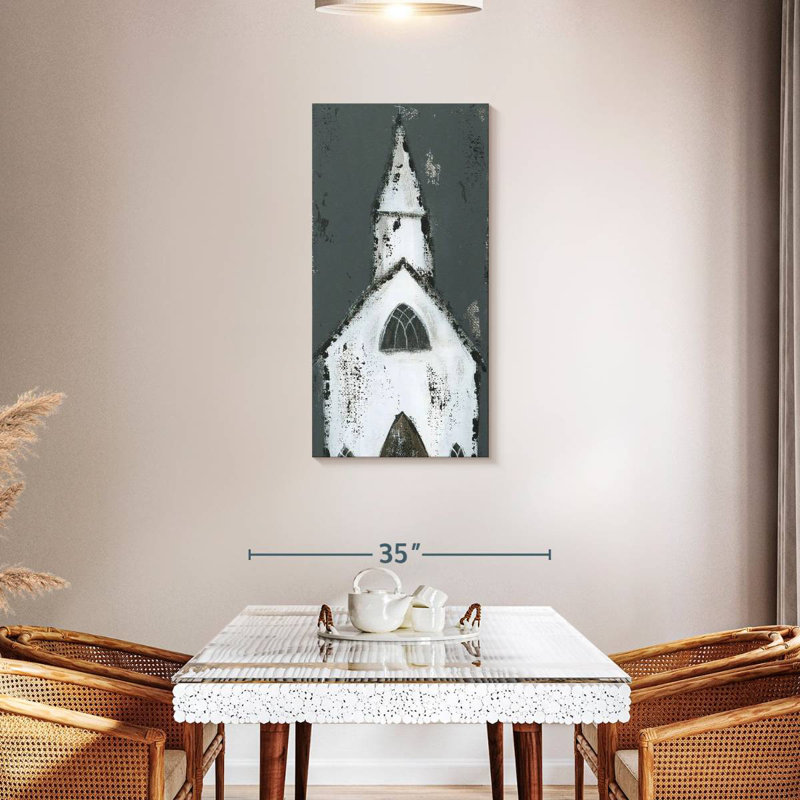 Grande chapelle blanche, H 42 po x l 21 po