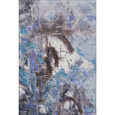 Premium Machine Washable Mayfield AMF2202 abstract Rug