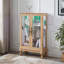 Vitrine avec éclairage DEL et tablettes réglables