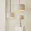 20cm H Cotton Drum Pendant Shade ( Screw On )-1555147670-1555467014