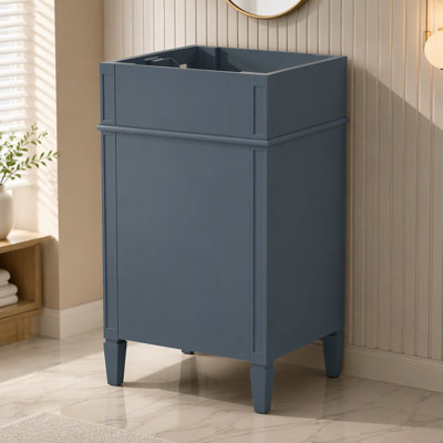 Meuble-lavabo de salle de bain de 30 po sans lavabo supérieur, armoire de rangement moderne avec 2 tiroirs et un tiroir rabattable (BASSIN INCLUS)