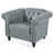 Gray Faux Leather