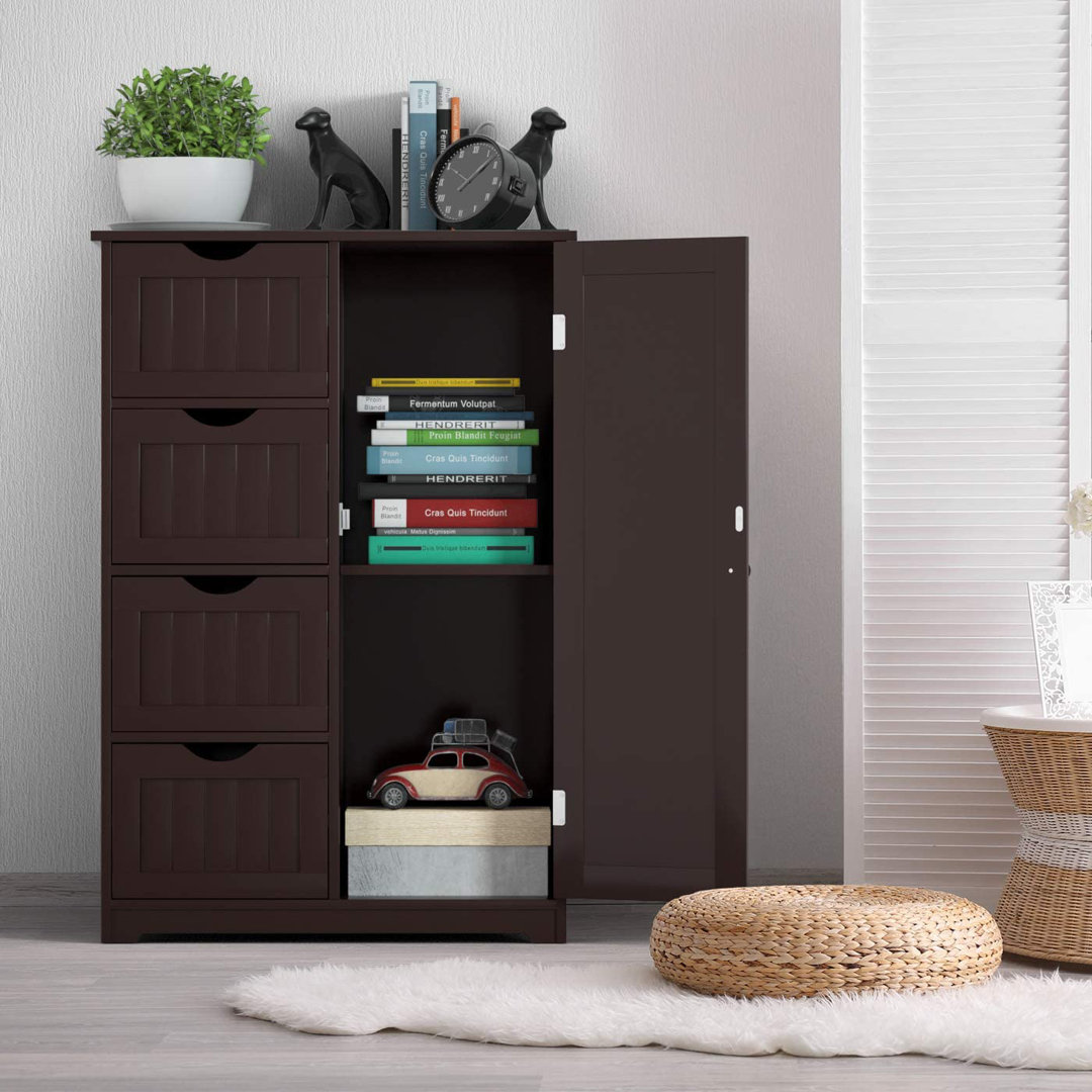 Retrograde Sideboard Chest of Drawers Bathroom Cabinet