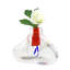 Toulouse European Art Glass Vase Orange