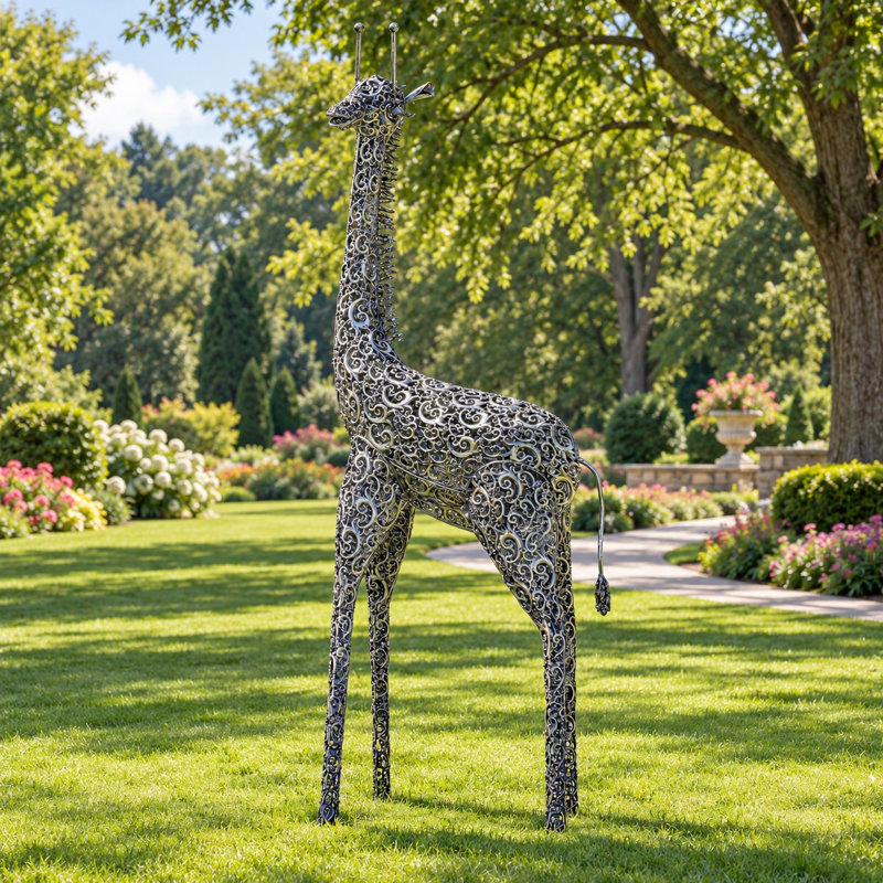 Statue girafe Alga Giuliana, 47,25 po x l 26 po x H 112 po