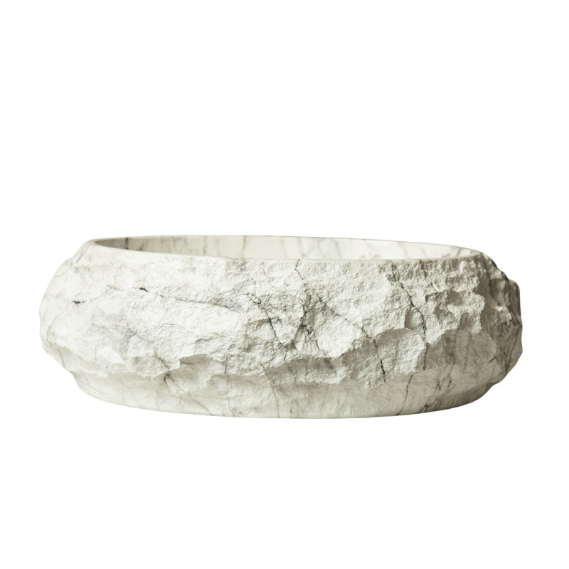 Luna 18'' Bathroom Sink, Ivory
