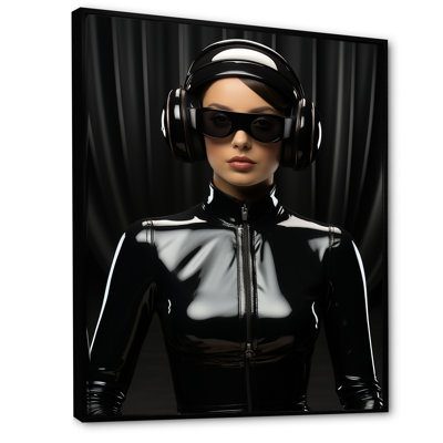 Rétro femme futuriste, photo I - art mural Chanel