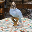 Boîte à oiseaux en porcelaine avec bronze doré
