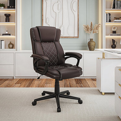 Fauteuil de bureau ergonomique à haut dossier