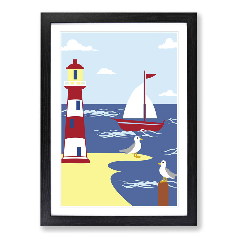 Single Picture Frame Print, Black