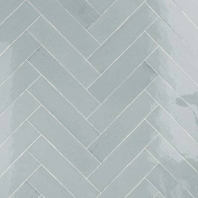 Waverly 3" x 12" Ocean Glossy Ceramic Subway Wall Tile