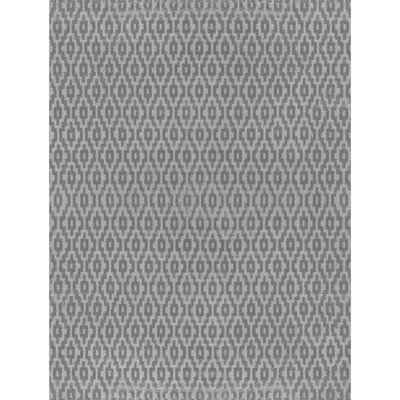 Hand Knotted Area Rug in Dark Gray