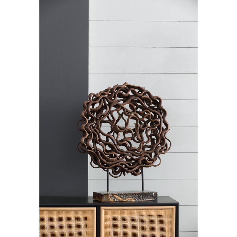 Armena Abstract Decorative Object, 23.6" H x 19.7" W x 5.9" D