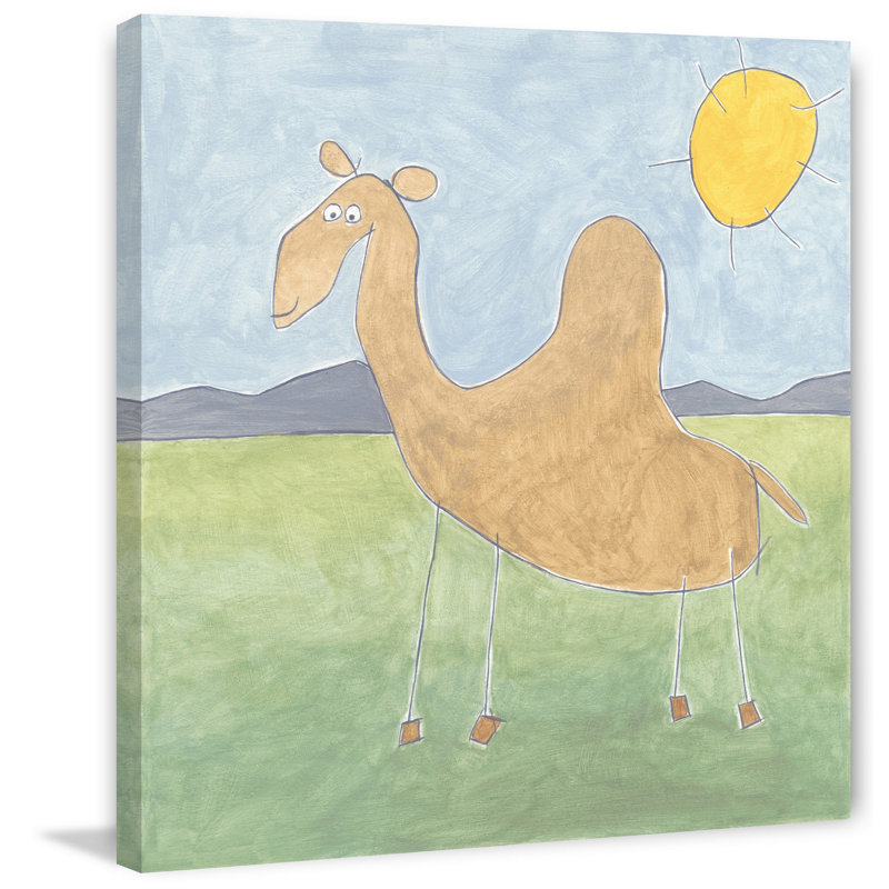 Daviston Quinn's Camel - Painting on Canvas, 45cm H x 45cm W