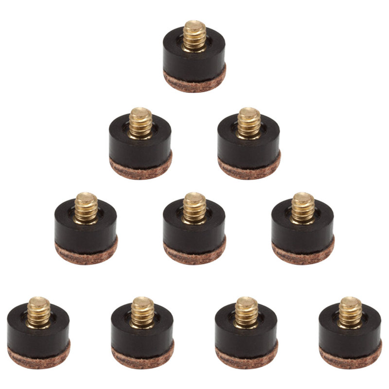 Queues de billard de 13 mm GSE 10 pièces, remplacement des embouts de billard à visser