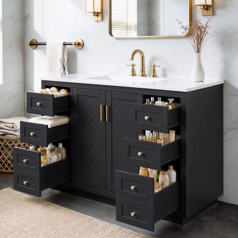 Single Bathroom Vanity with Top