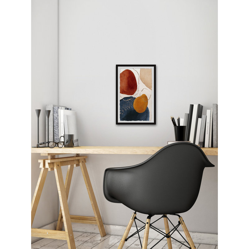 «Bright Surprise» par - peinture encadrée, H 24 po x l 16 po