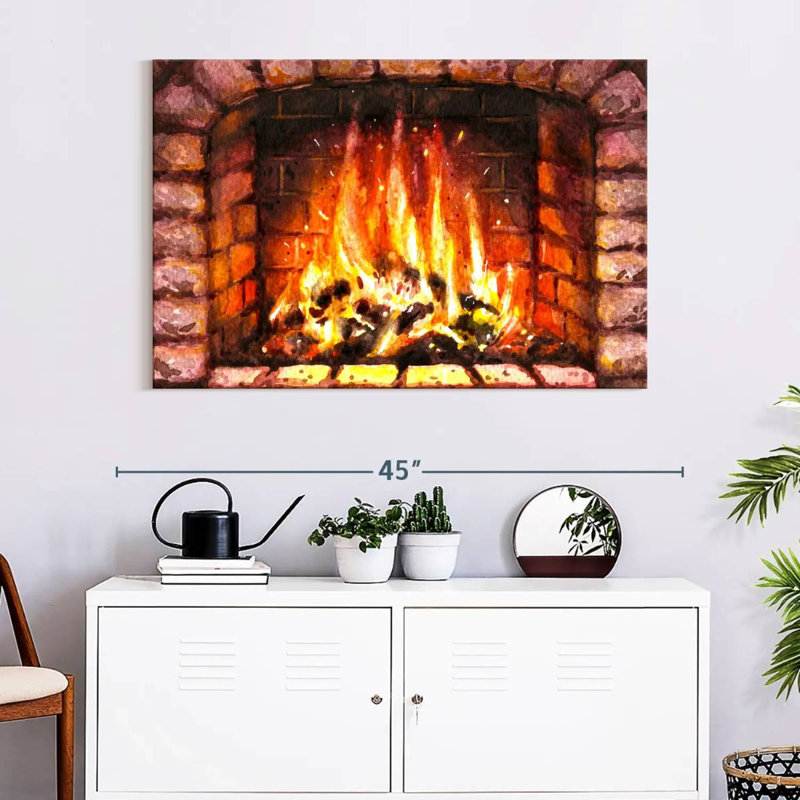 Lilie Fireplaces, 26" H x 39" W