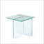 Table d'appoint polyvalente en verre trempé pour l'intérieur et l'extérieur, parfaite pour les collations, les livres et la décoration-536610024