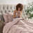 Bed-in-A-Bag Pleated Comforter Set with Bed Sheets-103134069-103134072