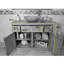 Holden 1000 mm Freestanding Single Vanity with Vessel Ceramic Basin