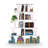 Furnish Home Store Modern 5 Tier Ladder Bookshelf Organizers-1261288381