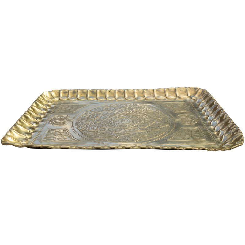 Solid Brass Decorative Tray