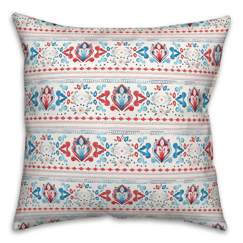 Outdoor Reversible Throw Pillow