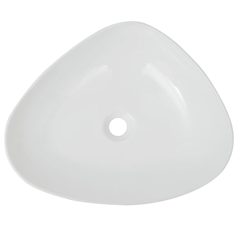 Wrought Studio™ Chesterhill 16.1'' White Marble Specialty Bathroom Sink