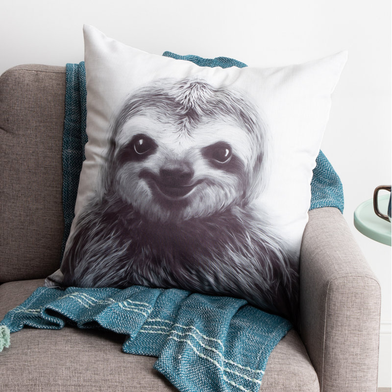 Housse de coussin Como Sloth, 24 po x 24 po