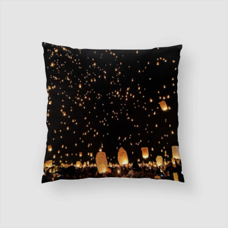 Microsuede Reversible Throw Pillow