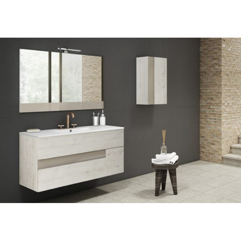 Ensemble de meuble-lavabo mural simple 48 po Vision