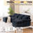 Balendin 111.8'' Soft U-Shape Sectional Couch Upholstered Sofa, Comfy Modular Cloud Couch-653119299