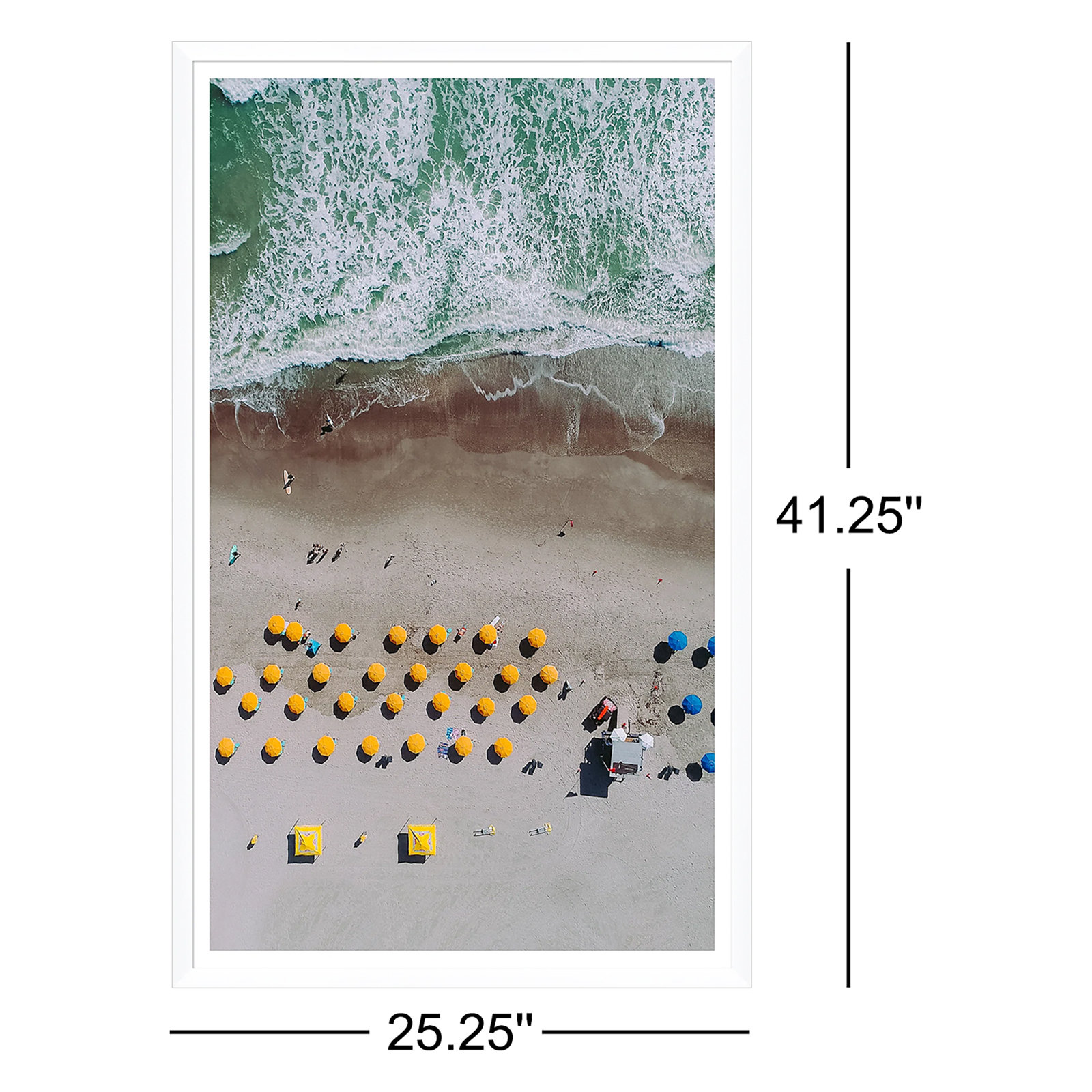 Beach Lineup Photograph Print