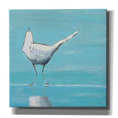 Egret II - peinture sur toile tendue
