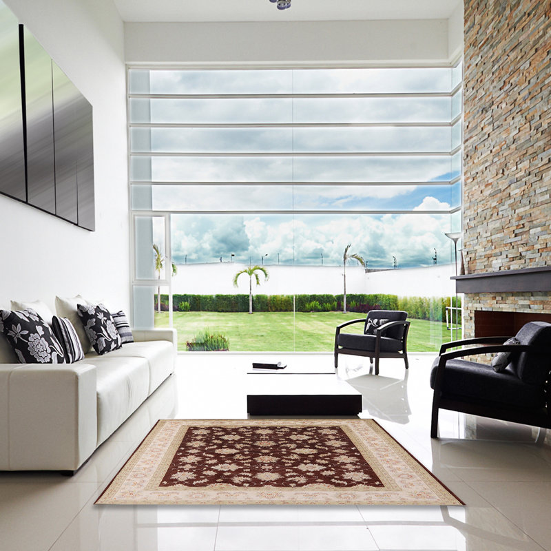 Tapis brun Celis, Carré de 6 pi