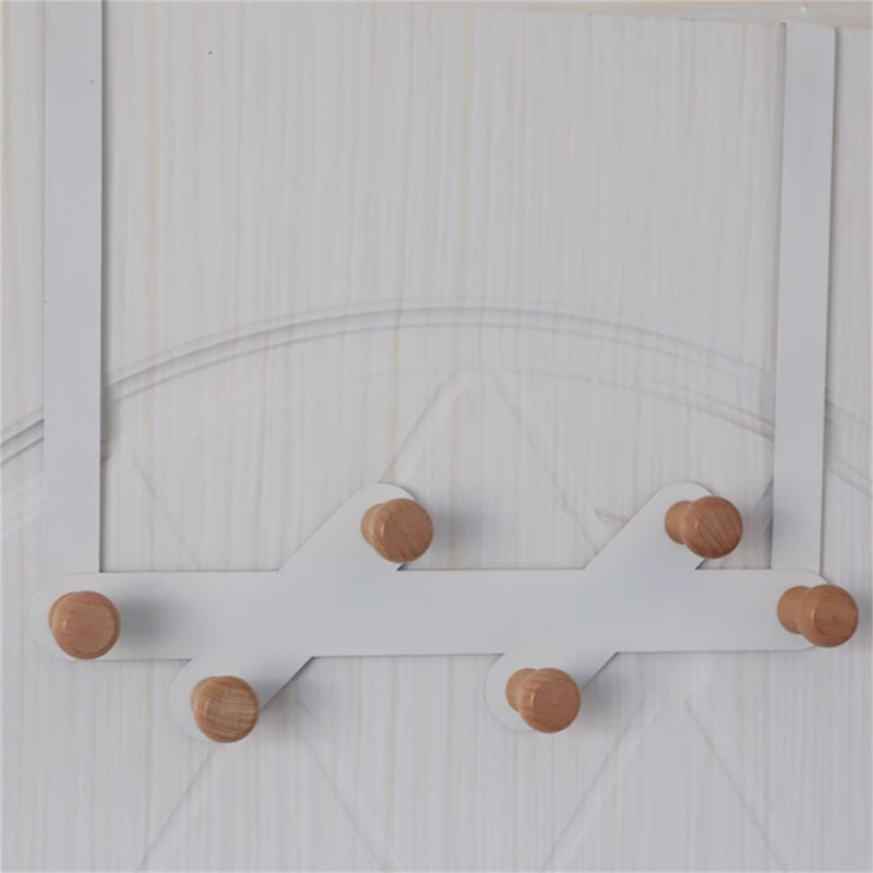 Crochet en fer sans porte, H 11,22 po x l 11,81 po x P 1,77 po, Noir