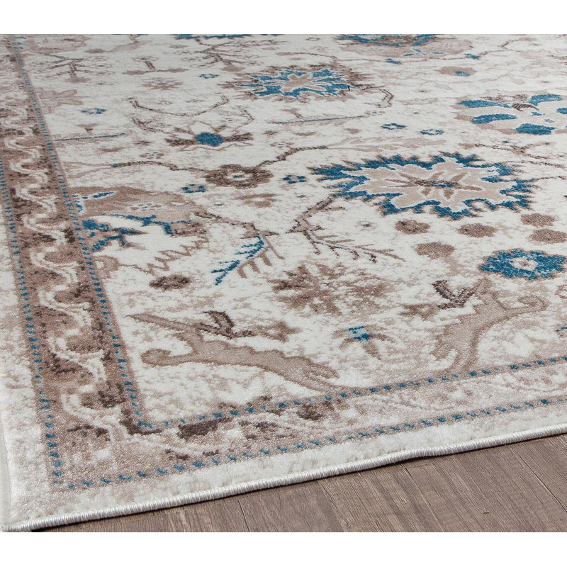 Freya Vintage Honeysuckle Area Rug, Rectangle 2'6" x 4'