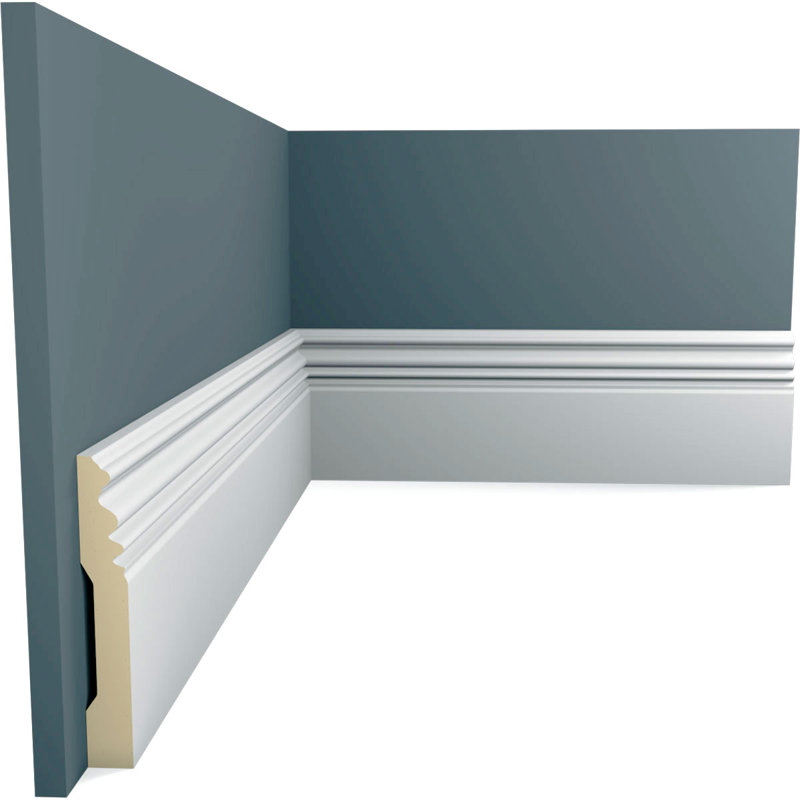 Moulure de plinthe classique H 5 po x P 3/4 po x L 94 1/2 po (paquet de 12)