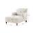 Upholstered Chaise Lounge With Adjustable Backrest-985554645