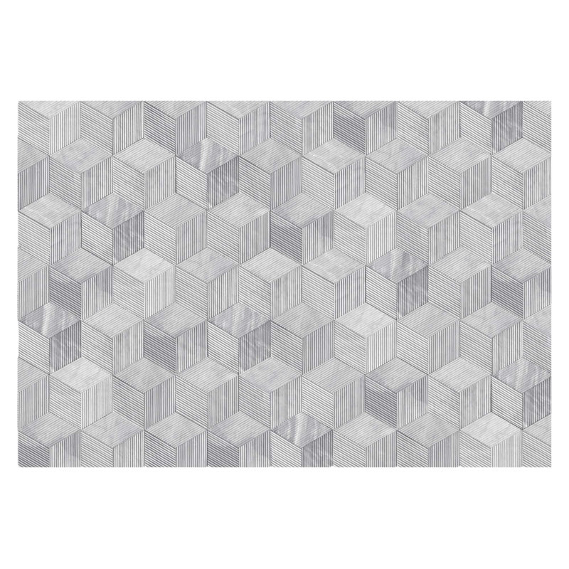 Carrelage hexagonal en pierre texturée 3D Hexagon pour mur, 1 boîte, 12 pièces, Apparence 3D, Gris / naturel