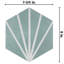 Horizon 7-3/4" x 9" Porcelain Patterned Wall & Floor Tile-72187902