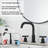 Widespread 2-handle Bathroom Faucet with Drain Assembly-81641108