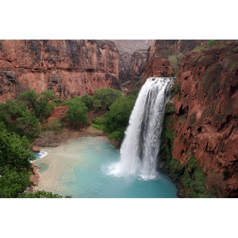 Havasu Falls by Jmaehl - Wrapped Canvas Print, 30cm H x 46cm W